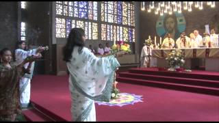 Fête de lAumônerie Catholique Tamoule Indienne 2015 part1 [upl. by Hgiel400]