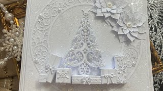 Creative Expressions  A White Christmas  Card Making Tutorial With Jamie Rodgers [upl. by Rainah]