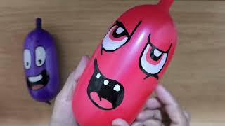 Balloon Slime Compilation  Making Slime With Balloons Tutorial  Balloon Popping 103 [upl. by Banna]