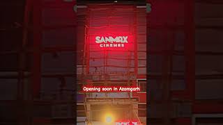 sanmax cinema opening in Azamgarh pvr and 3d cinematic cinema hall share [upl. by Siegler]