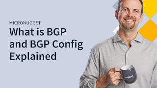 MicroNugget What is BGP and BGP Configuration Explained  CBT Nuggets [upl. by Relyk]