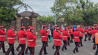 Gourock Boyne Celebrations return parade 29thJune 2024 [upl. by Lyj467]