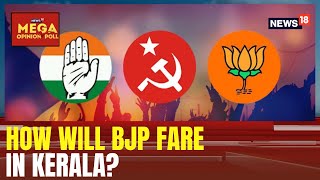 Mega Poll With News18 Shows UDF Winning 14 Out Of 20 Seats In Kerala  BJP Vs Congress  News18 [upl. by Massiw]