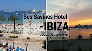 Ses Savines Hotel San Antonio  Ibiza  Room 302 amp Balcony Tour [upl. by Nairadas]