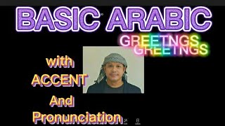 Lesson 1 BASIC ARABIC GREETINGS Arabic Beginner for Workers 👳‍♂️BABA MORO VLOG PH [upl. by Yllet709]