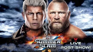 Wrestleview Live 115 WWE SummerSlam 2023 LIVE Review and Discussion [upl. by Nomzzaj989]