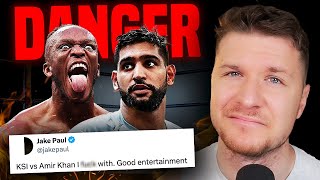 KSI vs Amir Khan Is OFFICIALly A DANGEROUS Fight Winner Gets Jake Paul [upl. by Irahcaz]