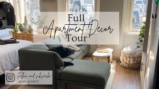 Full Studio Apartment Decor Tour [upl. by Anaujal]