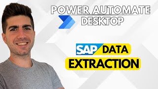 Automate SAP Data Extraction with Power Automate Desktop [upl. by Adnorehs]