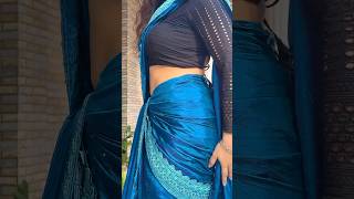 mermaid saree draping 🧿🦋 bengalicreator fashionideas sareedrapings fashionideas [upl. by Drofnil]