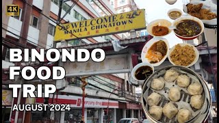 4K EPIC BINONDO FOOD CRAWL MustTry Street Food and Hidden Gems in Manilas Chinatown [upl. by Jordanna]