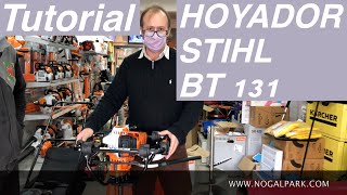 Ahoyadora BT131  STIHL tutorial unboxing y review Armado y como Encender una hoyadora perforadora [upl. by Fillander]