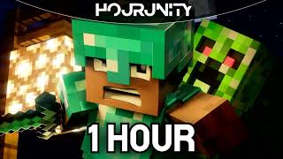 1 HOUR  CaptainSparklez  Revenge Minecraft Song [upl. by Adnorrahs]