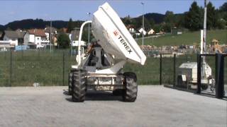 Baumaschine Dumper Muldenkipper Terex PT6000 Bau Portal [upl. by Ardnnaed]