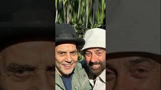 Father and son love 💏💫 Deol family love bollywood shorts bestsong [upl. by Panaggio896]