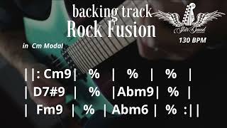 Backing Track Rock Fusion in Cm Modal [upl. by Duaner]