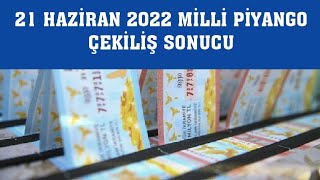 Milli Piyango Çekiliş Sonuçları 21 Haziran 2022 [upl. by Mallon]