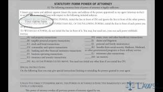 Learn How to Fill the Power of Attorney Form General [upl. by Licko]