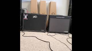 Peavey Vypyr X2 and Line 6 Catalyst 60 112 Basic Clean Comparison [upl. by Anastasie869]