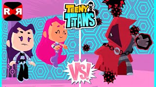 Teeny Titans  Starfire amp Blackfire VS The Hooded Hood  iOS  Android Gameplay Video [upl. by Nahsaj336]