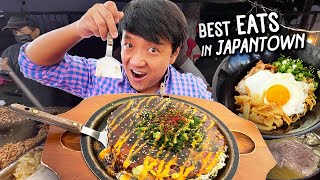 BEST EATS in JAPANTOWN amp STREET TACOS in Los Angeles [upl. by Alocin]