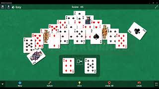 Piramid solitaire  पिरामिड सॉलिटेयर  microsoft games [upl. by Casper]