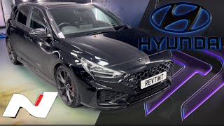 Modifying Hyundai I30N tinting lights windows wrapping and debadge [upl. by Enneire993]