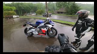 Riding RS 660 Extrema amp Tribute Editions At Tail Of The Dragon Rain Or Shine [upl. by Rheta]