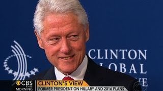 Bill Clinton on Hillarys 2016 hopes Shed rather be a grandmother than president [upl. by Oliana870]