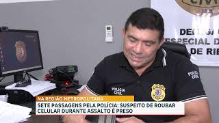 Suspeito de roubar celular é detido pela Polícia Civil [upl. by Pros]