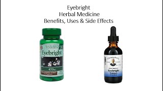 Eyebright Herbal Medicine Benefits Uses amp Side Effects [upl. by Roscoe]