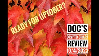 Ready For UpTober Crypto Chart TA with DOC today ReadySetCryto ONE 1042023 [upl. by Odnomor]