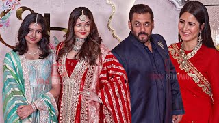 Salman Khan Aishwarya Rai Katrina Kaif at Anand Ambani  Radhika Merchant Wedding [upl. by Netnert]