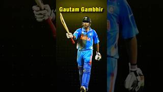 Gautam Gambhir look at his cricket journey in Telugu gautamgambhir cricketshorts cricket [upl. by Kylen]