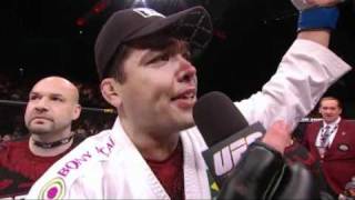 Lyoto Machida UFC 98 Post Fight  If you have a dream in your life [upl. by Minni]