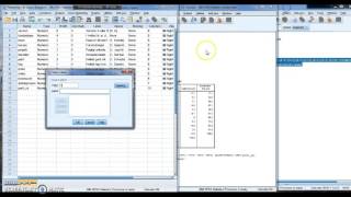 Kvantitativ metode SPSS  frekvenstabel omkodning index [upl. by Rases]