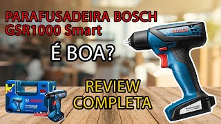 Parafusadeira Bosch GSR 1000 SMART é boa  Review Completa em PTBR [upl. by Hy]