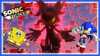 SONIC VS INFINITE  BoB Esponja no Sonic Forces 4 [upl. by Llemart]