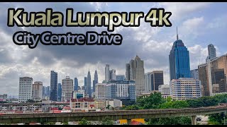 Kuala Lumpur 4k 60FPS  Driving Around  Malaysia [upl. by Anson611]