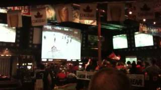 CAN vs USA Gold Medal Game  quotLets Go Canadaquot Chant  Schanks [upl. by Aliac]