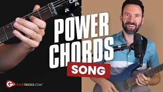 How to Play A Song Using Power Chords on Guitar  Guitar Tricks [upl. by Gibun]