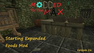 Modded 2 the Max  Episode 26 Expanded Foods Mod [upl. by Ekim650]