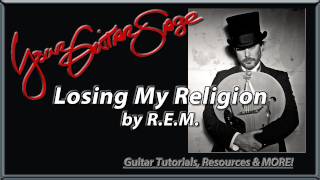 Losing My Religion by REM  How to Play Guitar Lesson  Beginner [upl. by Ahsiuq190]