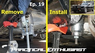 Project E30  Ep 19  InCar Rear Subframe Bushing Replacement [upl. by Madea]