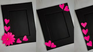 photo frame ideas at home  easy photo frame idea how to make photo frame at home homemade [upl. by Dora]