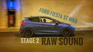 Ford Fiesta ST MK8  Stage 2  Acceleration Sounds RAW [upl. by Leahci]