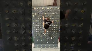 Gravitys Rainbow 2nd Try 2016 Moonboard 6b moonboard bouldering climbingmoonboardbenchmarks [upl. by Trainer]