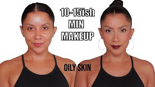 1015ISH 😭😆 MINUTE MAKEUP ROUTINE oily skin  MagdalineJanet [upl. by Burkley288]