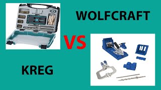 Wolfcraft Undercover Jig vs Kreg Jig K4 [upl. by Terrijo]