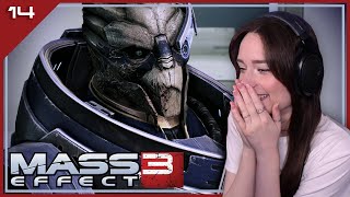 BEST DATE ON THE CITADEL  Mass Effect 3  Ep14  First Playthrough Hardcore [upl. by Netsirhk990]